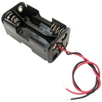 (image for) 4xAA Battery Holder back to back, wire connection (AMB05G)